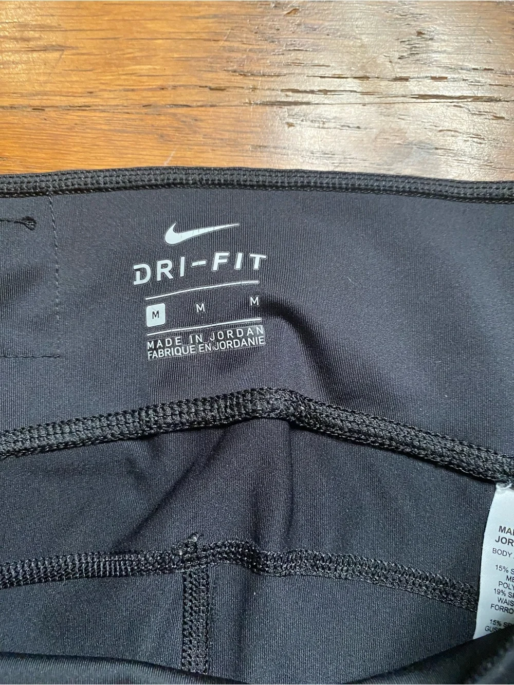Nike Dri-FIT Black Running Leggings Women’s Size M